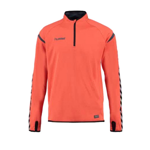 Hummel Orange Quarter-Zip Pullover AC 1/4 ZIP TRAINING SWEAT JKT medium